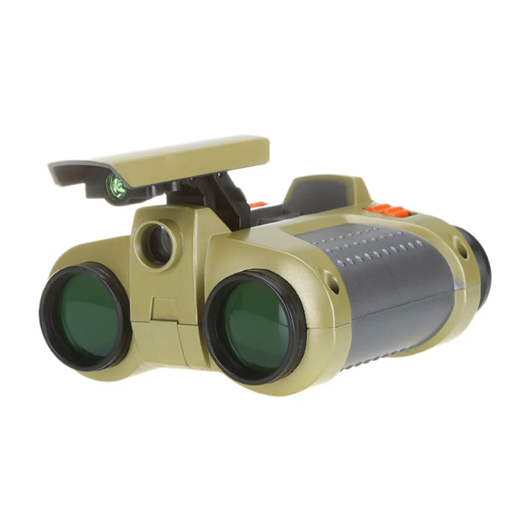 4x30 Binocular Telescope Night Vision Viewer Surveillance Spy Scope Pop-up Light Green Film Focusing Night Vision Telescope