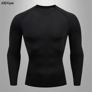Playera licra manga larga hombre online