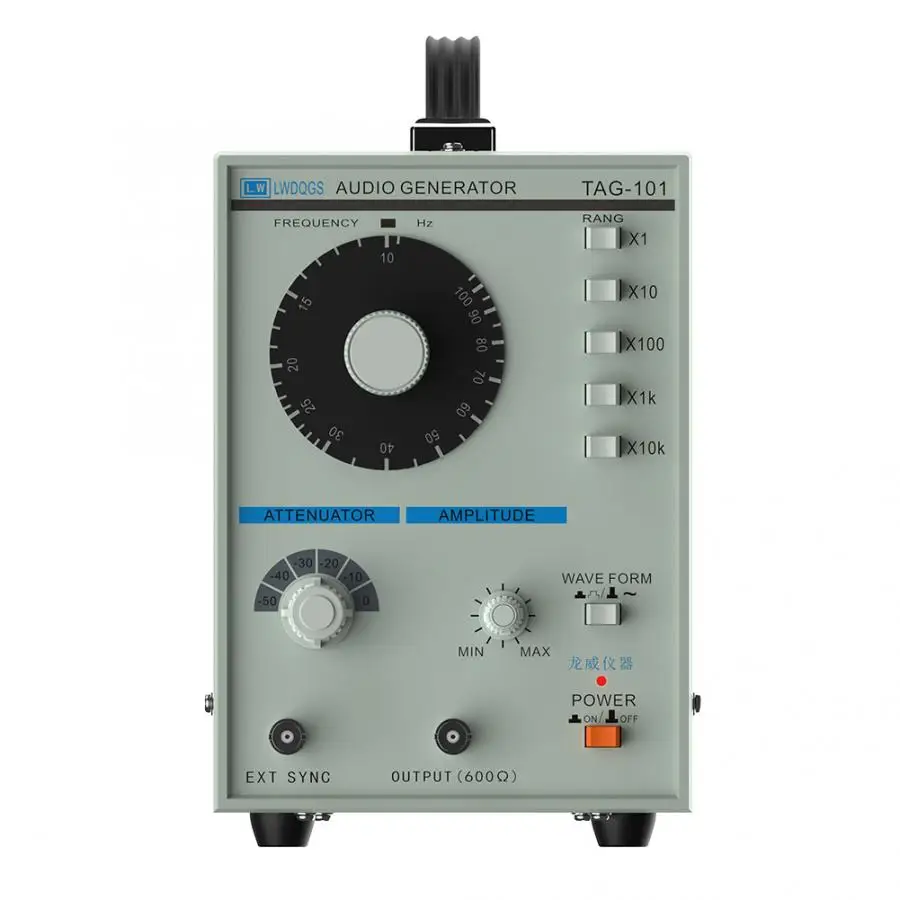 Gerador de Sinal de Alta Precisão Etiqueta101 Gerador de Áudio Digital de Baixa Frequência Função de Medição 10hz-1mhz