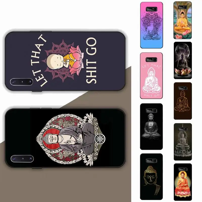 Buddha Phone Case for Samsung Note 5 7 8 9 10 20 pro plus lite ultra A21 12 72