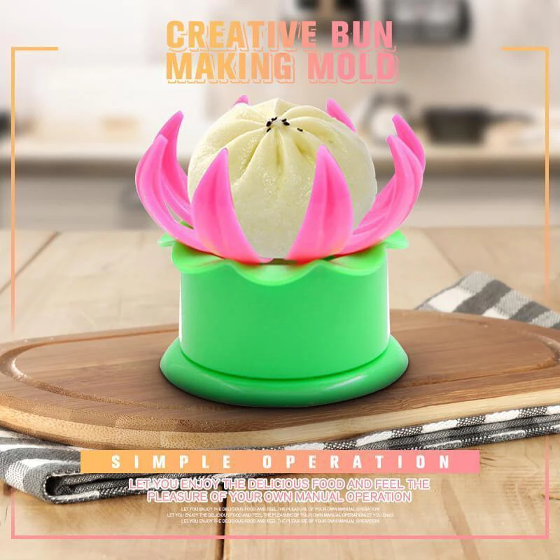 Kitchen DIY Pastries Pie Dumpling Maker Chinese Baozi Mold Steamed Stuffed Dumpling Maker Mould Cooking Tool Kitchen Gadget