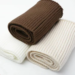 12CM Thin and soft knitted wool stretch ribs sweater neckline cuffs hem lengthening DIY clothing accessories