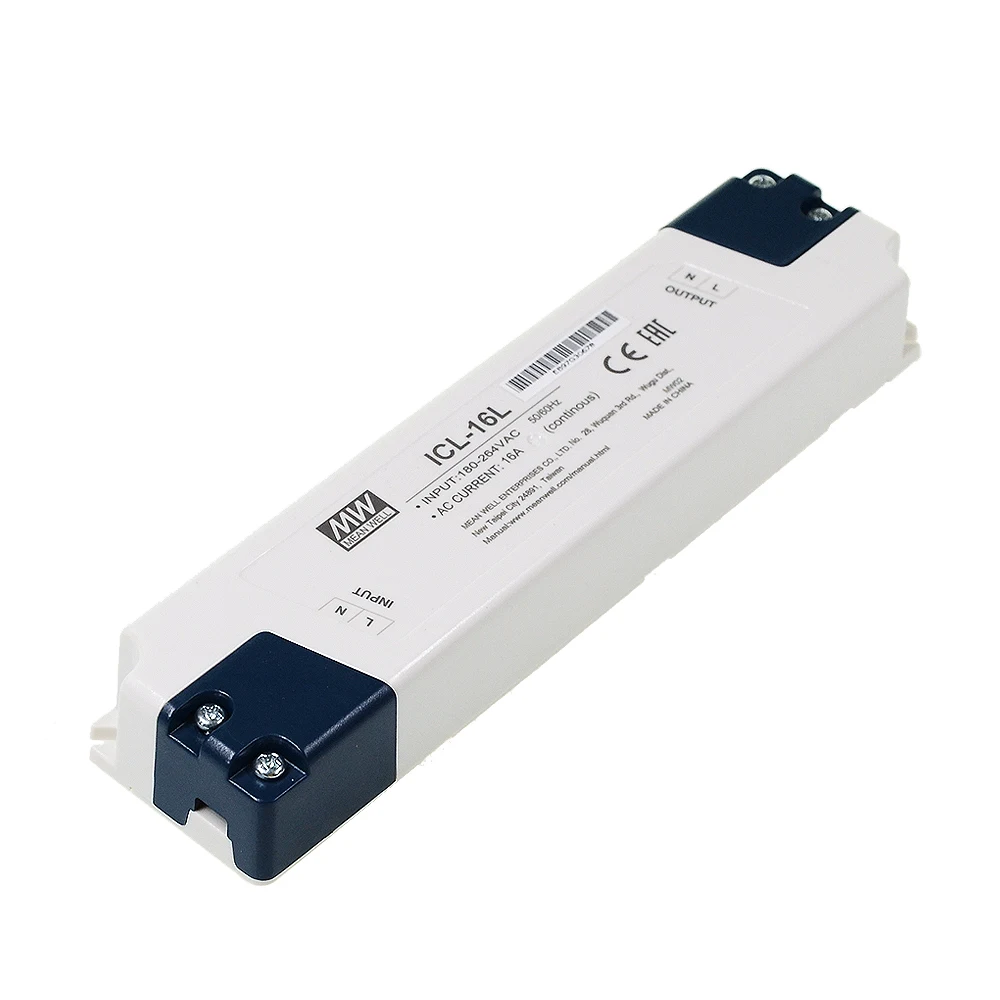 Original Mean Well ICL-16L meanwell DIN Rail 16A AC Inrush Current Limiter to reduce the high starting current