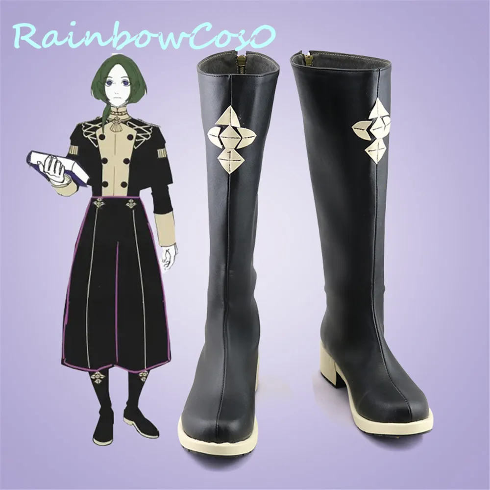 

Fire Emblem: ThreeHouses Linhardt Cosplay Shoes Boots Game Anime Halloween RainbowCos0