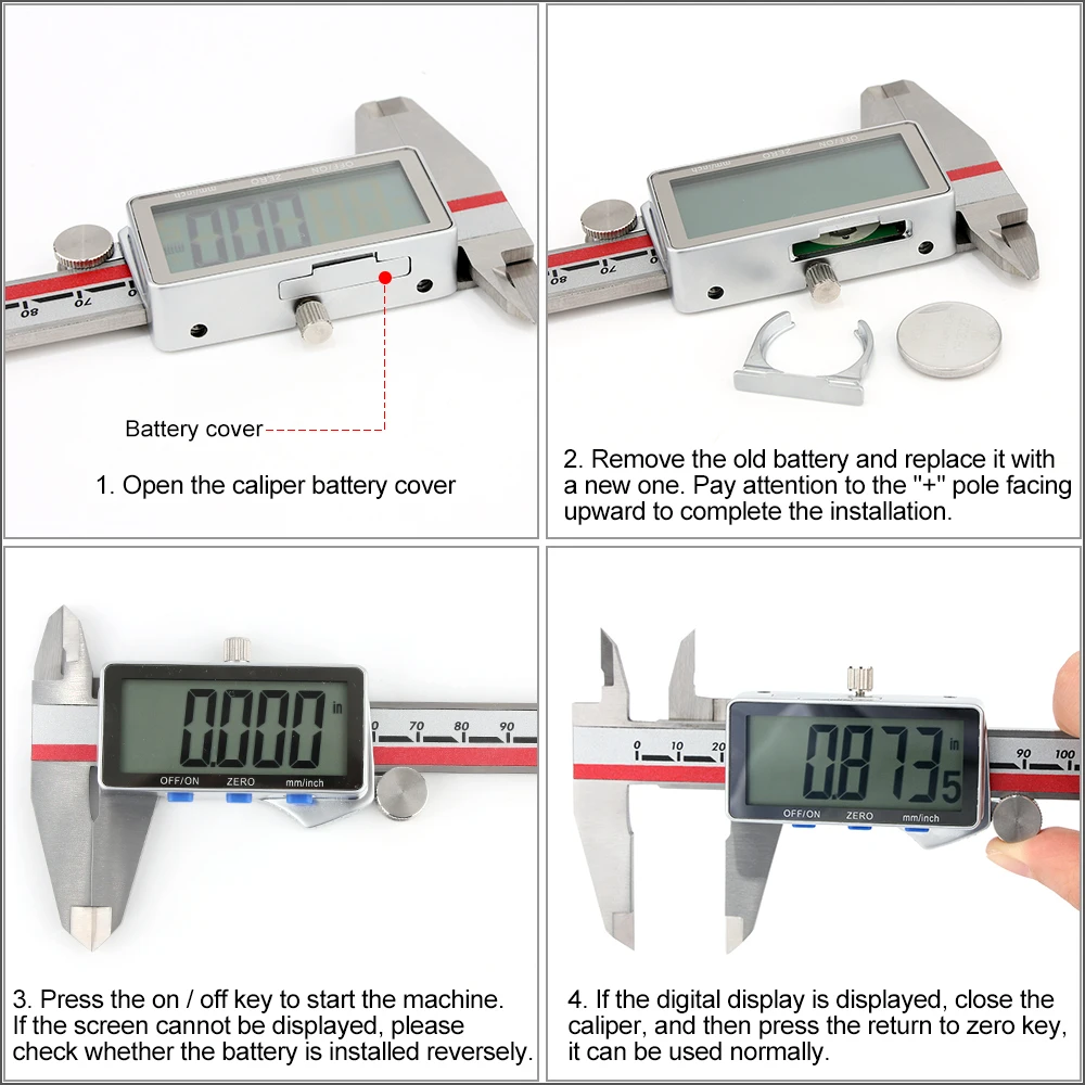 RZ Vernier Caliper Electronic Digital Caliper Stainless Steel Handheld 0-150mm 0-200mm Vernier Caliper Measuring Tools