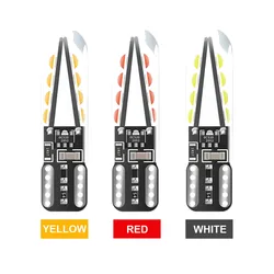 Newest W5W Led T10 8 SMD 3030 Glass Car Light 194 168 Design Auto Reading Dome Wedge License Plate Bulb Lamp DRL 12v
