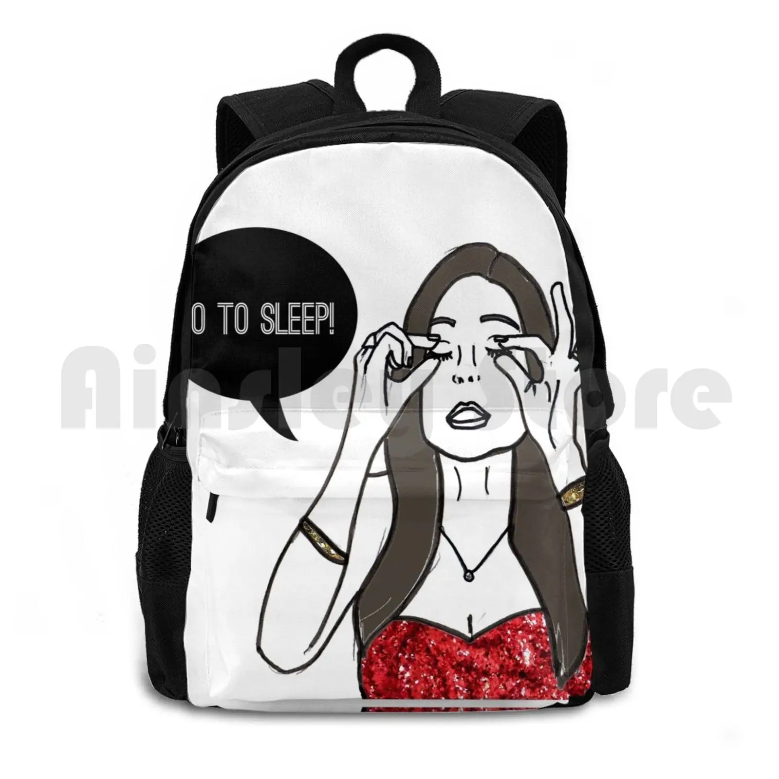 Go To Sleep Outdoor Hiking Backpack Waterproof Camping Travel Real Housewives Rhony Sleep Bethenny Frankel Reality Tv Celebrity