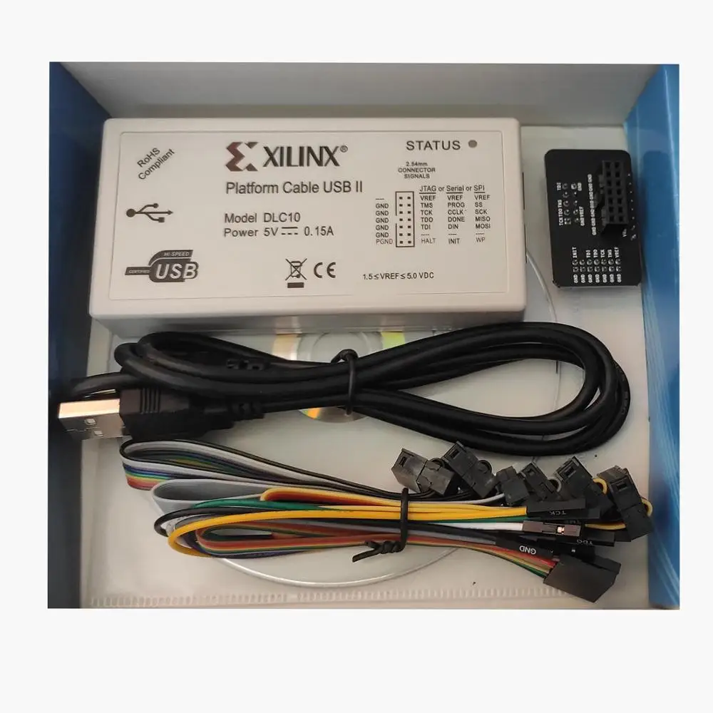 Xilinx Plataforma Cable Cable de Descarga USB Jtag Programador FPGA CPLD XC2C256 XL003