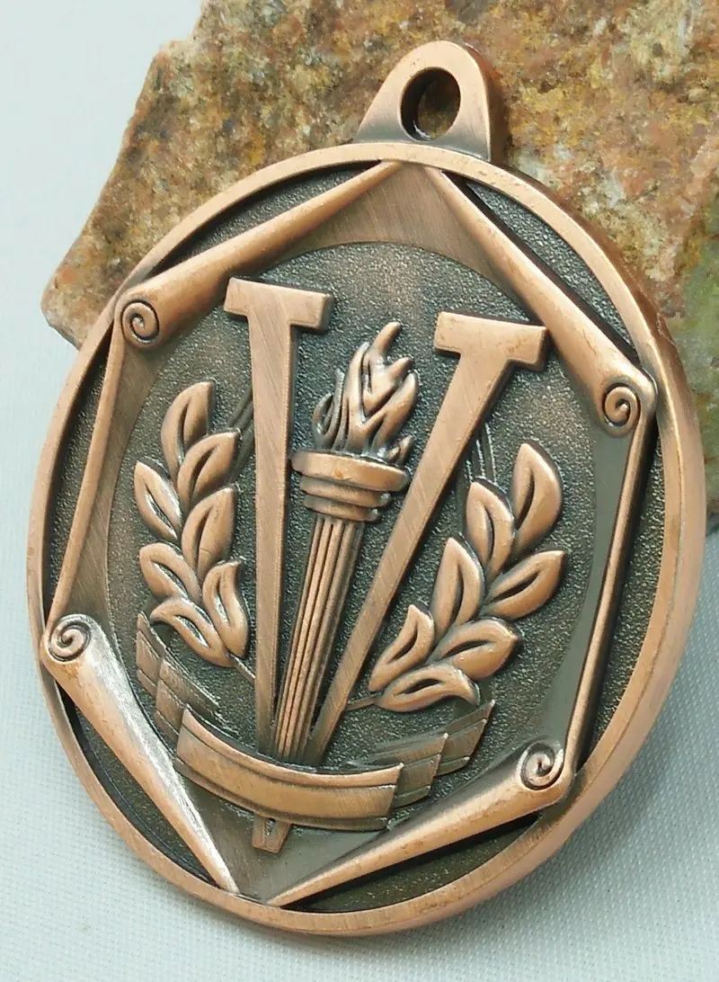 スポーツメダル トーチ スポーツ ゴールド シルバー ブロンズ メダル ムーブメント メダル コミュニケーション能力/自信開発 ユニセックス