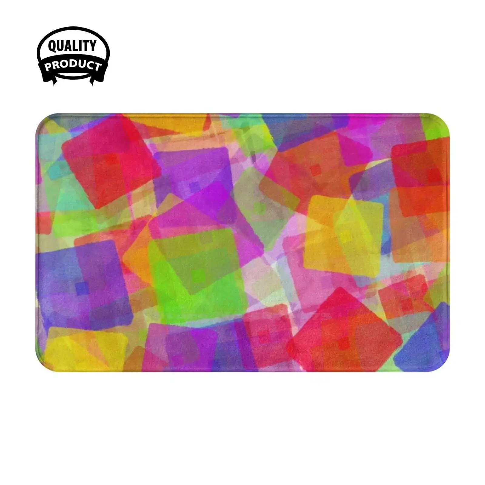 Kandy Wrappers | Rainbow | Bright Coloured Layers | Soft Cushion Home Carpet Door Mat Car Rug Robbie William Rainbow Bright