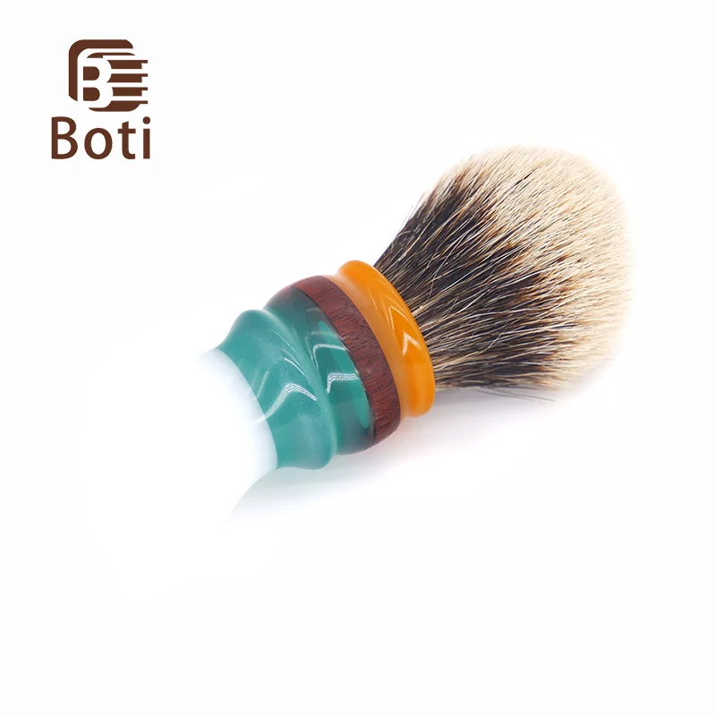 Boti brocha SHD HOOK, de dos bandas brocha de afeitar, nudos, punta de Gel, tipo de bombilla, herramienta de modelado de barba para hombres, chasis