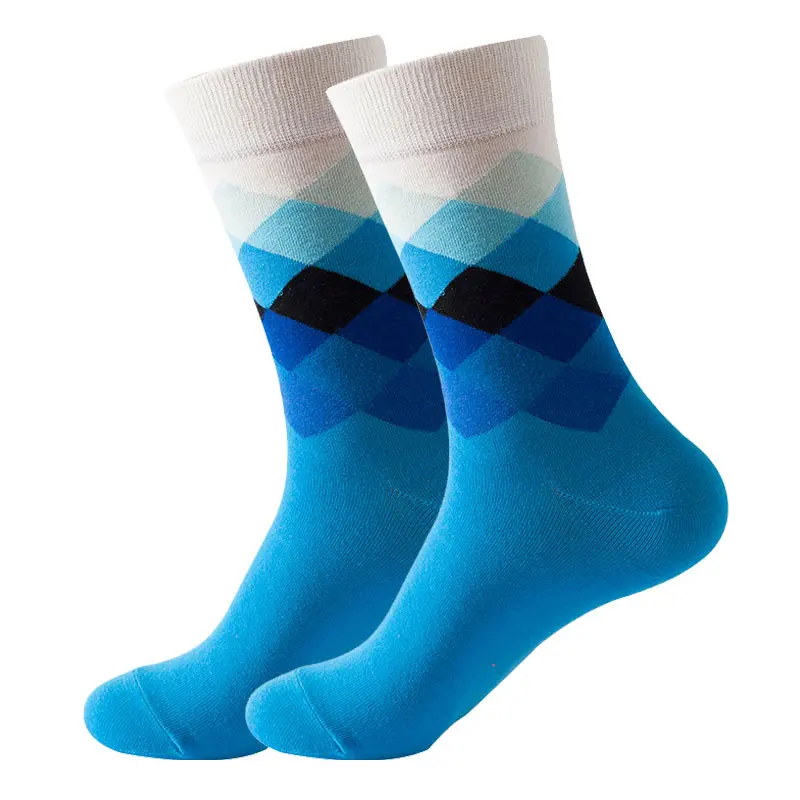 Neue Neuheit Herren Socken Streifen Frauen Hip Hop Harajuku Klassische Geometrie Dreieck Quadrat Glücklich Skateboard Rohr Lustige Weihnachten Geschenk