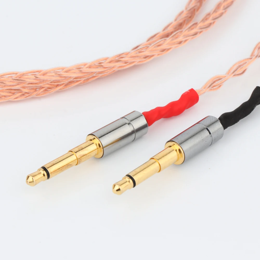 Cabo equilibrado da elevação do auscultador do cobre do OCC, OPPO PM-1 PM-2 HE1000 400S 560, 2,5 3,5 4,4 XLR