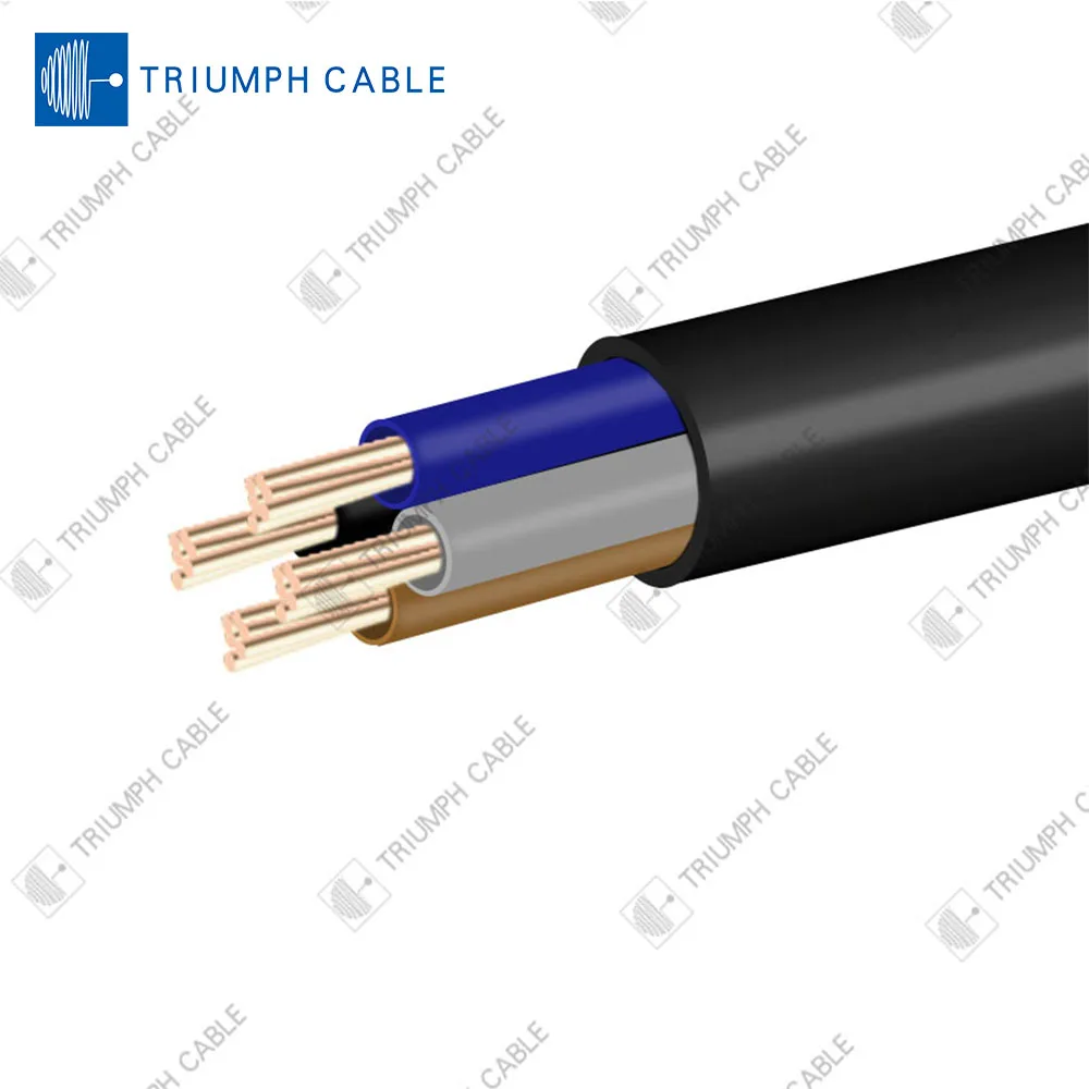 TRIUMPHCABLE Factory H05RN-F/H05RNH2-F German standard industrial cable Custom Product Wire Custom Color