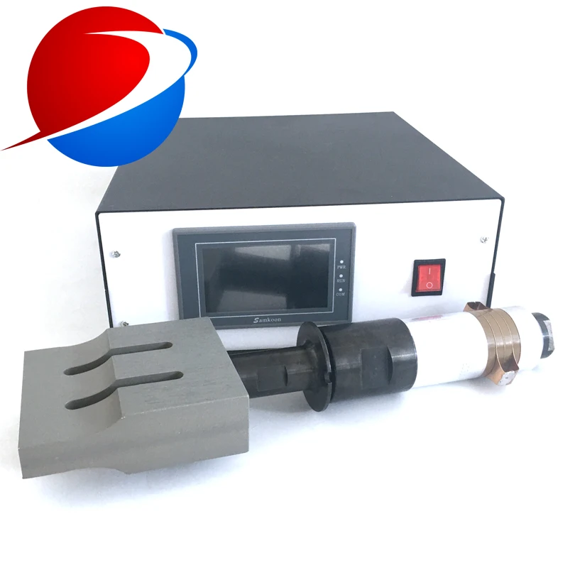 2000W20khz Nuovo Tipo di generatore di saldatura ad ultrasuoni e trasduttore e 110*20 millimetri di Alluminio corno L'uso in saldatura maschere