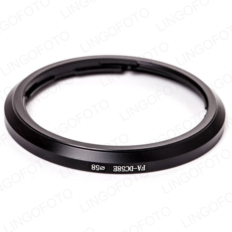 LL1603 Aluminum FA-DC58E Lens Filter Adapter Fits for Canon PowerShot G1X Mark II Camera Reinstall 58mm UV filter Lens hood