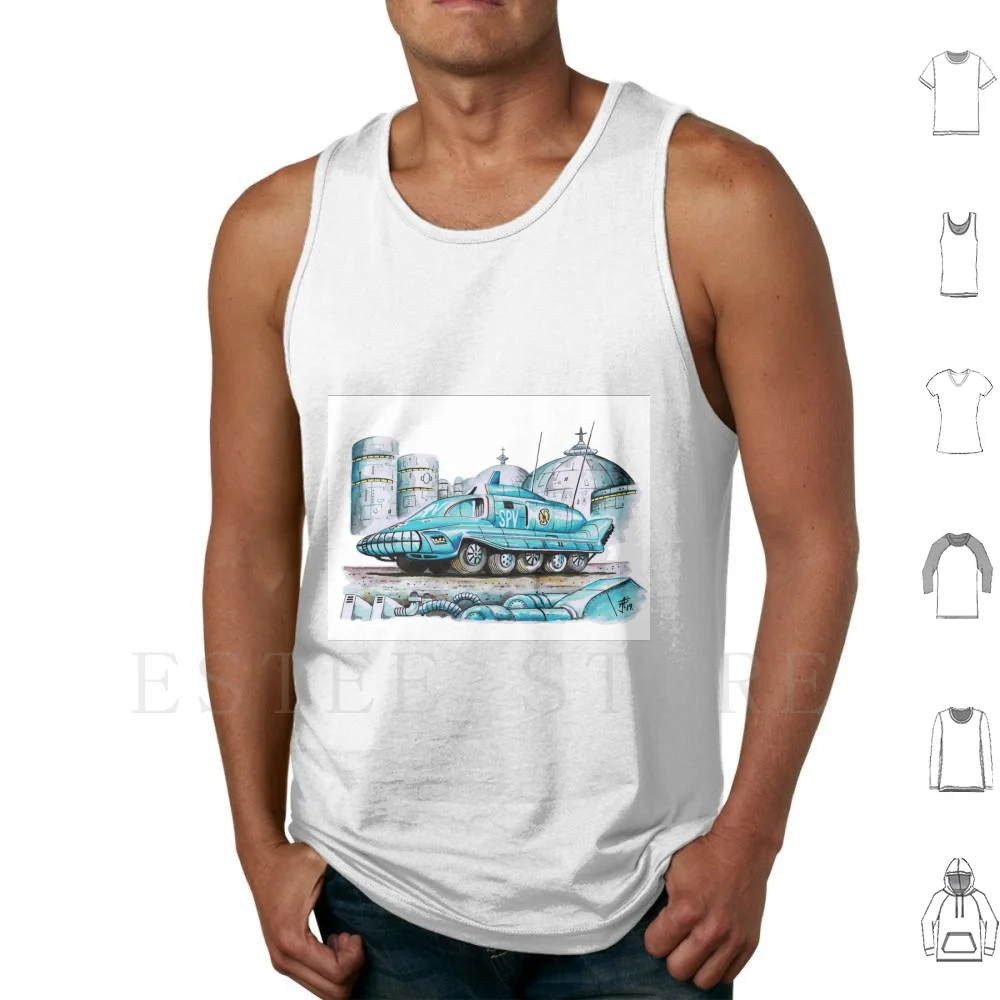 Captain Scarlett Spv Tank Tops Vest Sleeveless Captainscarlett Gerry Anderson Sylvia Anderson Spv Spectrum Spectrum Pursuit