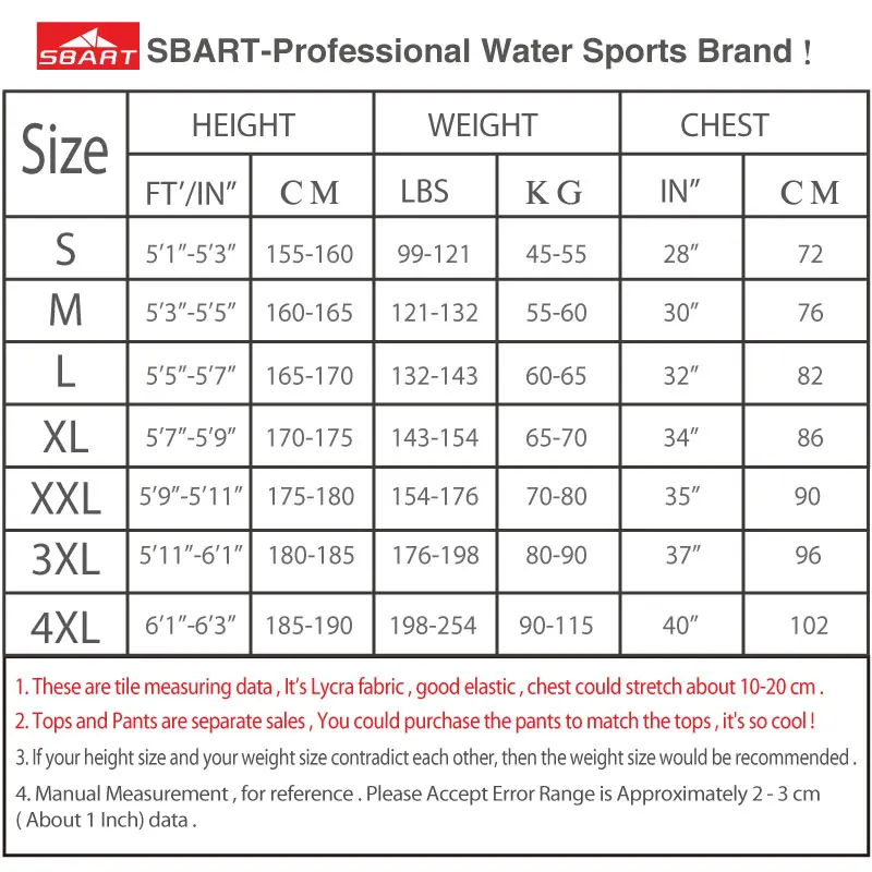 Muta da sub SBART Snorkeling uomo surf Rash Guards Top Lycra manica corta UPF50 + T-Shirt da sub per surf ad asciugatura rapida Plus 4XL