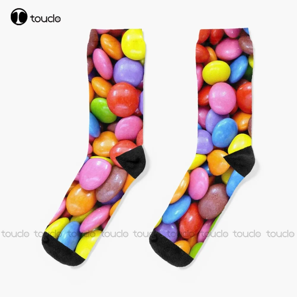 Smarties Socks Softball Socks Personalized Custom Unisex Adult Teen Youth Socks 360° Digital Print Hd High Quality  Funny Sock