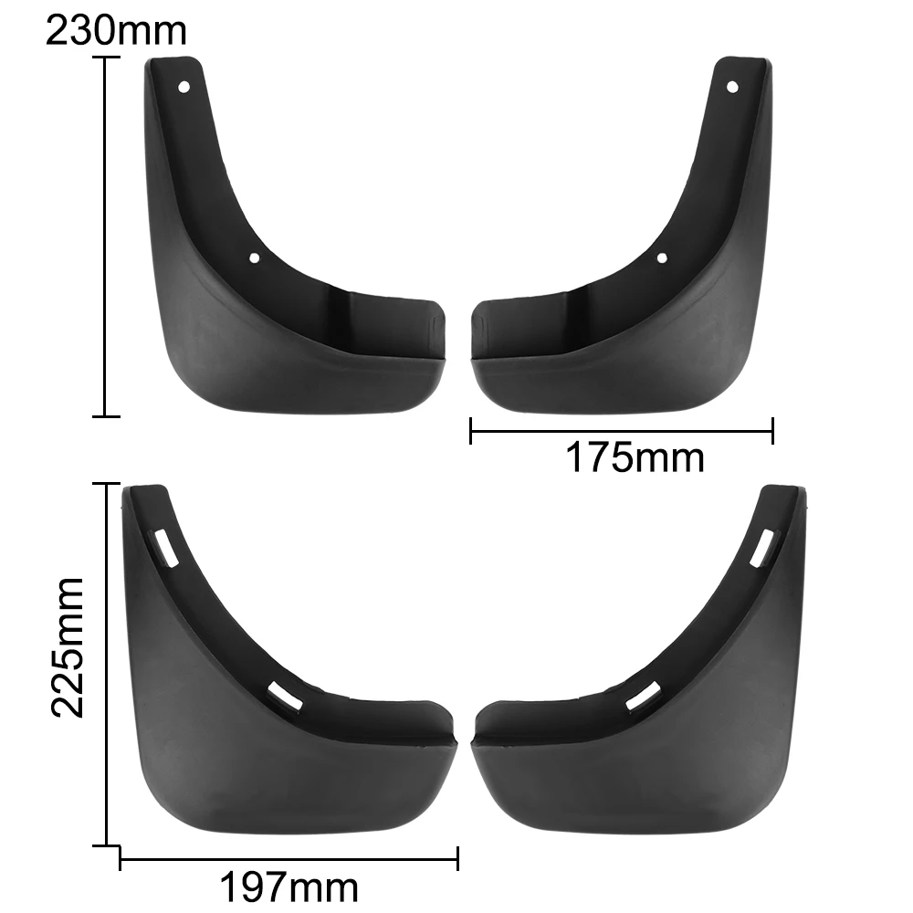 Mudguards For SKODA OCTAVIA A5 2005-13 Car Splash Guards Fender Set Parts Front Rear Mud Flaps Automotive Accessories Error Free
