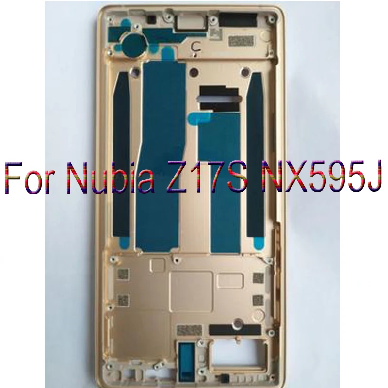 

LCD Holder Screen Front Frame For ZTE Nubia Z17S NX595J Housing Case Middle Frame No Power Volume Buttons For Nubia Z17S