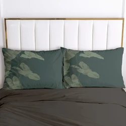 2PCS 3D Pillow Cover 50x80 50x75 Nordic Black Decoration Throw Pillow Cases Bedding PillowCase Customize any size design