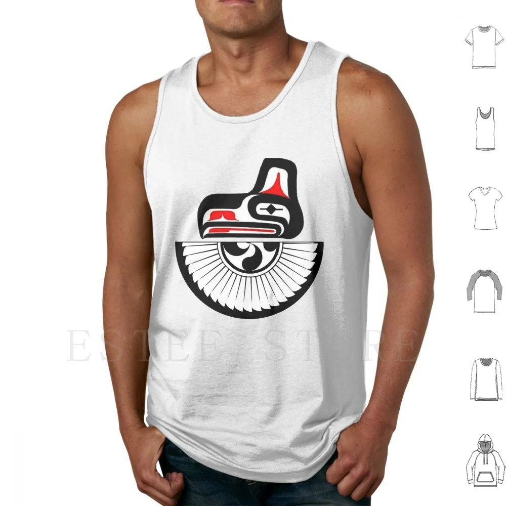 On Mounted Tank Tops Vest Guide Tlingit Art Artwork Alaska Seattle Washington Vancouver British Portland Oregon Pacific