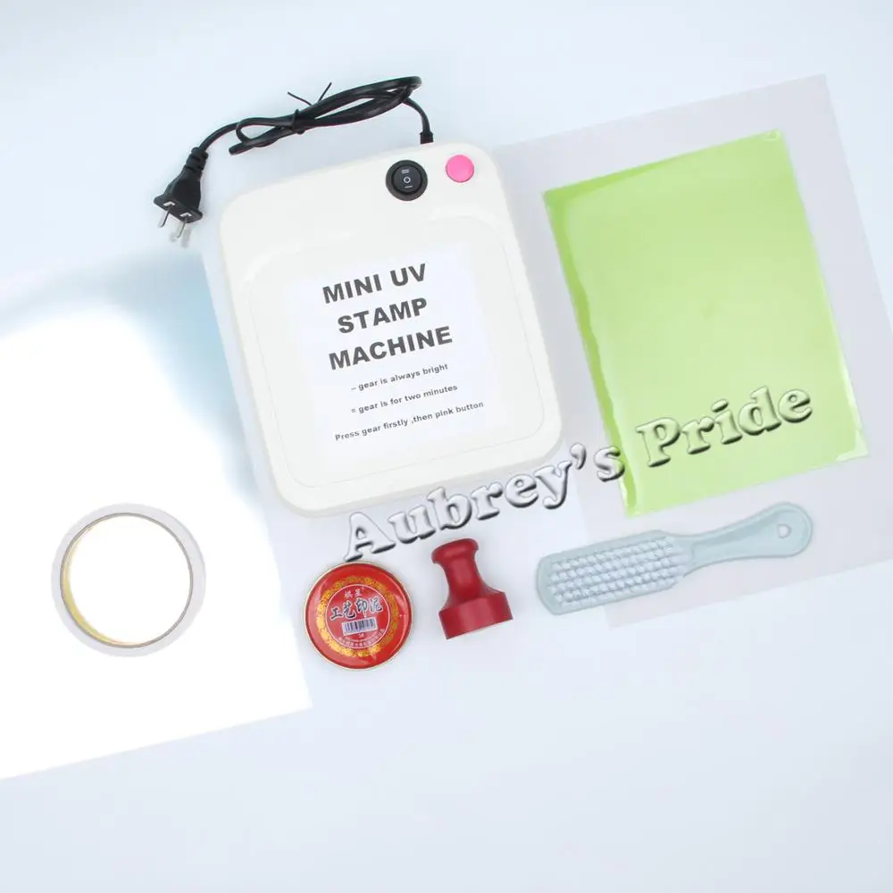 

Бесплатная доставка Мини Простые УФ лампы для экспонирования флэш-комплект печатей машина Самостоятельная штамповочная машина упаковщик + Полимерная бумага