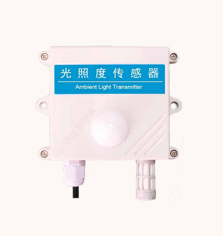 

Light Intensity Transmission Monitoring Instrument RS485 Analog 4-20mA Output Waterproof with Temperature and Humidity