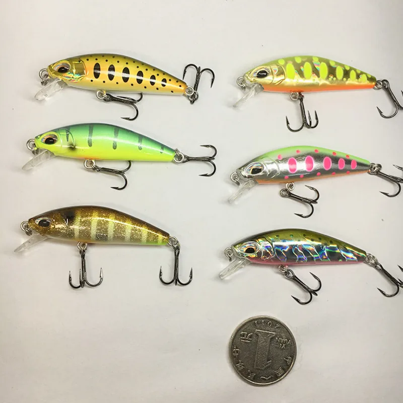 Fishing Accessories Lures Minnow Isca Artificial Weights 6.5g 55mm Baits Sinking Wobblers Trolling For Carp Fish Goods Leurre