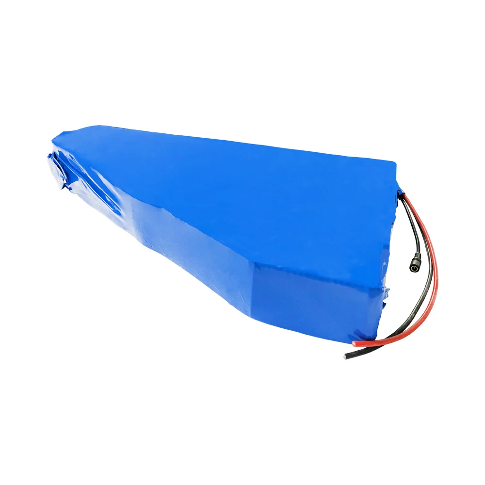 With charger 72V 52.5Ah 20S15P ebike battery Li-ion triangle bag electric bicycle Tricycle motorcycle 330x565x120x520x130x72mm