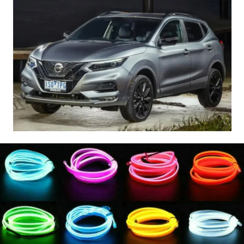 

5m el Atmosphere Lamp Interior Mood Lighting For nissan qashqai juke x-trail tiida 350Z 370Z altima armada Kubistar LEAF Maxima