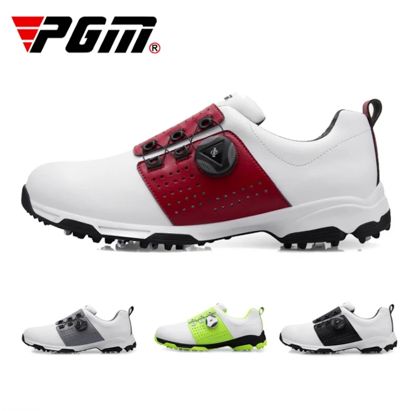 PGM Golf Men's Shoes Waterproof Fashion Sports Shoe Knobs Shoelaces Breathable Slip Resistant Sneakers XZ096/XZ097 Wholesale