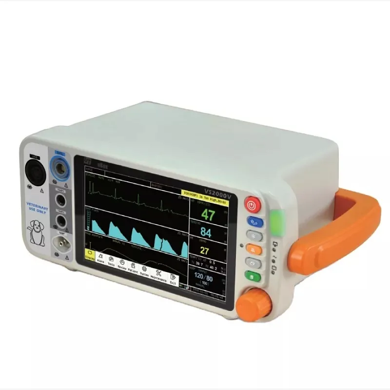 

Lcd Display High-resolution Portable Veterinary Patient Monitor ECG Blood Pressure VET Monitor