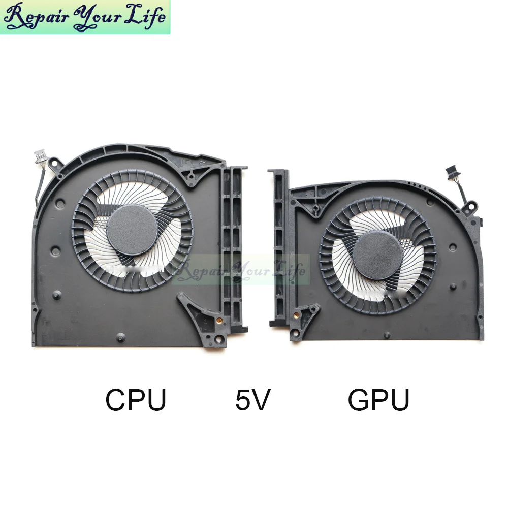 Imagem -04 - Dell-ventilador de Refrigeração para Laptop Refrigerador da Cpu Dell M17 r2 04515y 0r23g0 5v 12v Radiador Vga Dfs2011051p0t