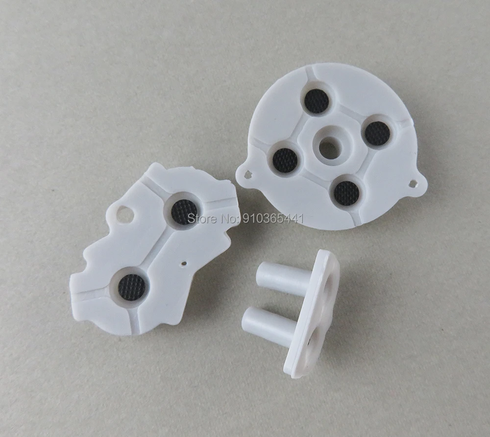 1 مجموعة استبدال أزرار موصلة مطاطية ملونة A-B D-pad لـ نينتندو GameBoy Advance GBA لوحة مفاتيح موصلة من السيليكون #5