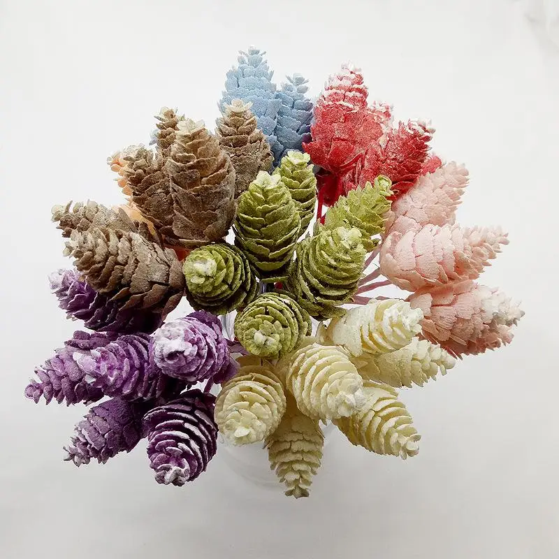 DIY artificial plants false plant Forest Series handmade color pineapple grass decorative wreath boutonniere wall flower FZ196