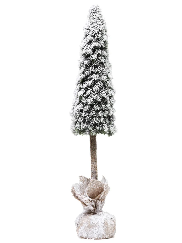 2022 Artificial Christmas Tree PE Flocking Process Ornaments Simulation Xmas Trees Ornaments Decor for Home Scene Decoration