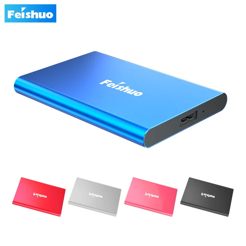 Original Feishuo 2,5 Zoll Externe Festplatte Lagerung 750G 320G 500G Mini USB 3,0 1TB 250G HDD Tragbare Externe HD Festplatte