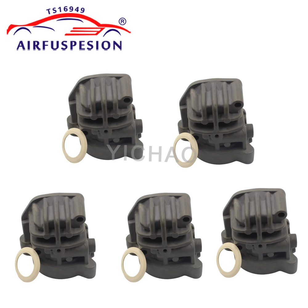 

5pcs/Set Cylinder Head + Ring For BMW F02 F07 GT W212 Air Suspension Compressor Repair Kit 2008-2017 37206789450 37206796445