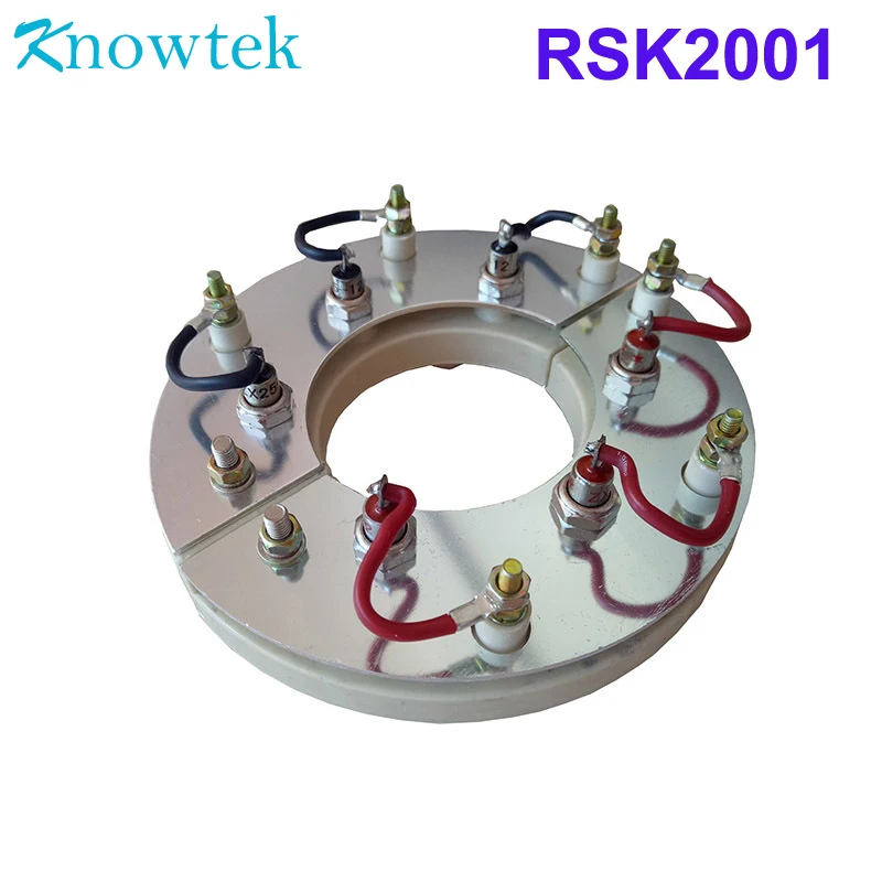 Rectificador giratorio 25A RSK2001 para generador UCI22 UCI27 serie UCI alternador ZX25-12 Kit de diodos con placa Base RSK 2001