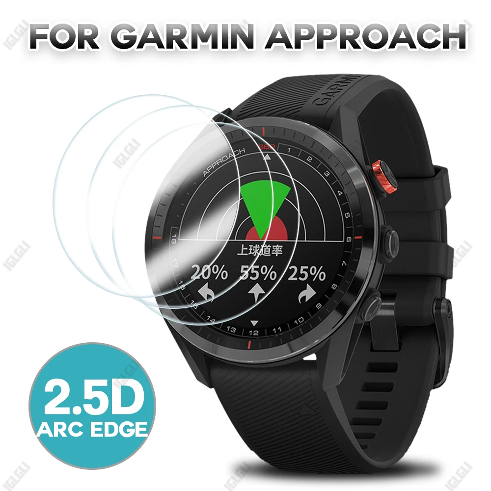 High-Quality Tempered Glass For Garmin Approach S6 S40 S60 S62 Smart Watch Screen Protector film Clear Protective Accessories