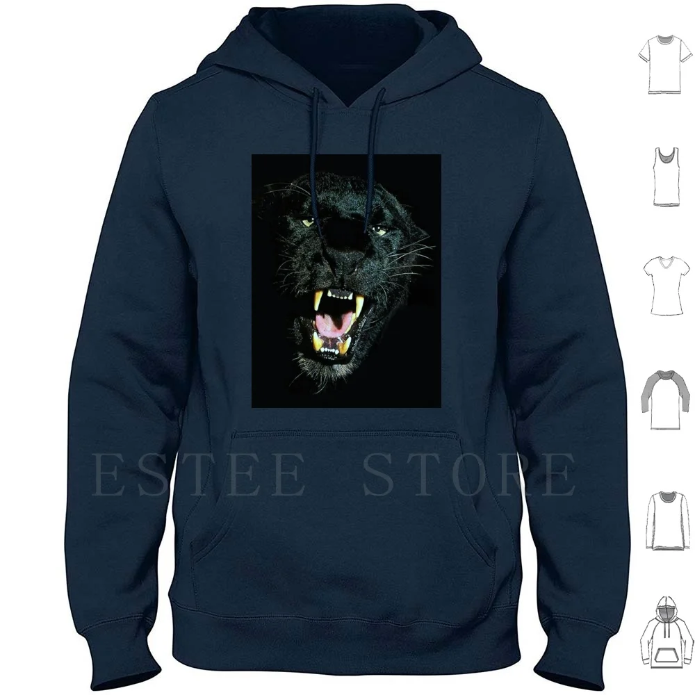 Face Hoodie Long Sleeve Face Cat Large Animal Wild Lion Beast Roar Rawr Play Run Leap Jump Pur Fur Teeth Fangs Kitty