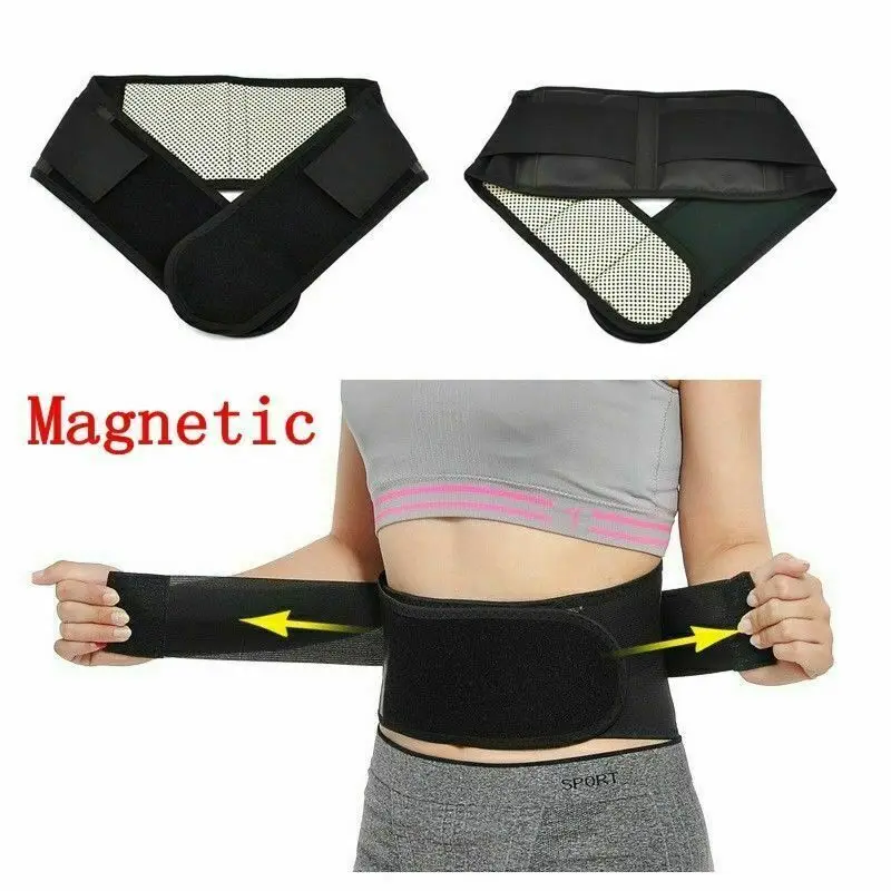 Adjustable Waist Tourmaline Self heating Magnetic Therapy Back Waist Support Belt Lumbar Brace Massage Band Health Care new