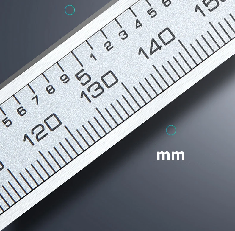 Messwerkzeug Edelstahl Digitaler Messschieber 6' 150mm Paquimetro Messinstrument Vernier-Caliper – Detail 9