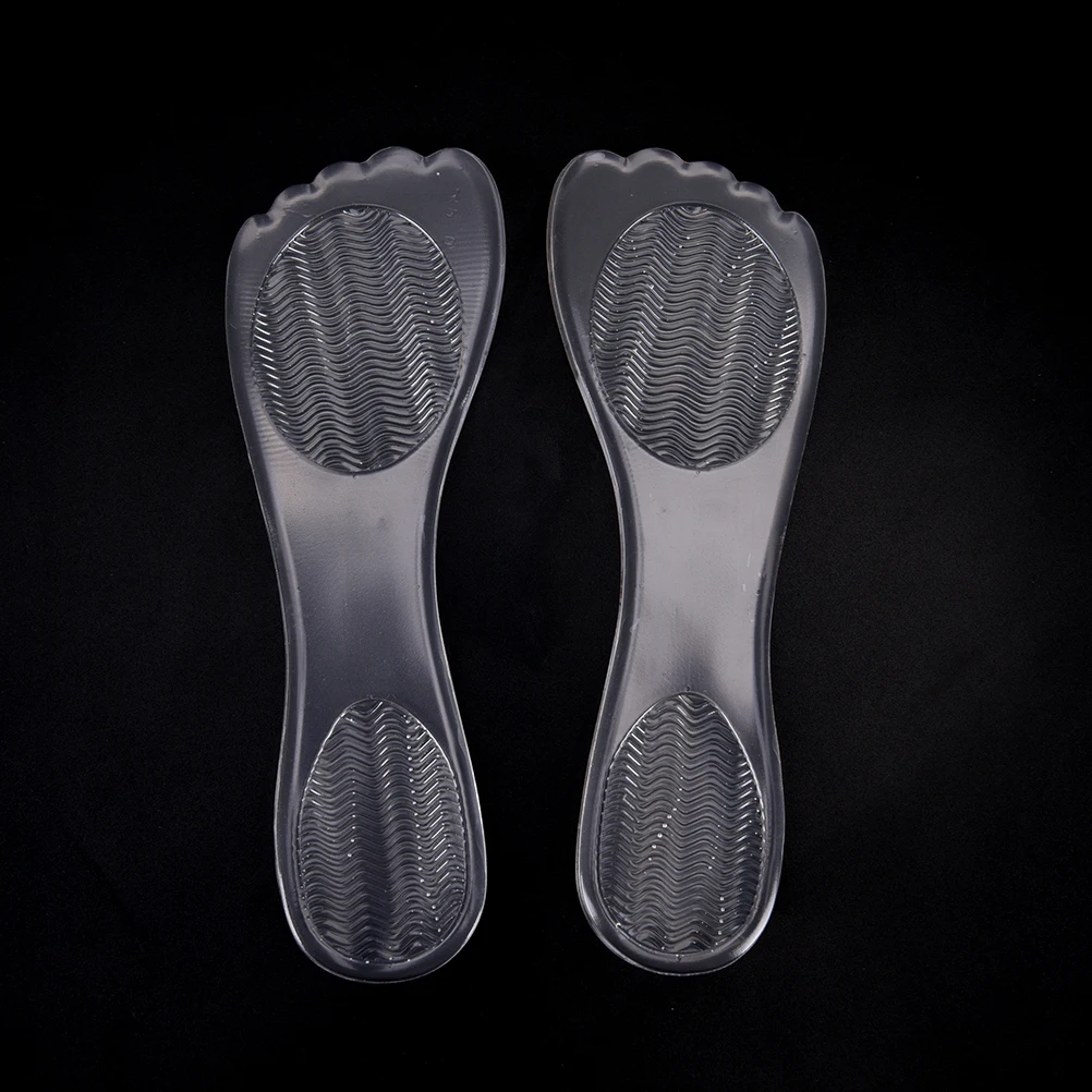 1pair Shoes Accessories Silicone Gel Arch Support Insoles Inserts Pads Cushion For Women Female High Heels Sandals Shock Pad