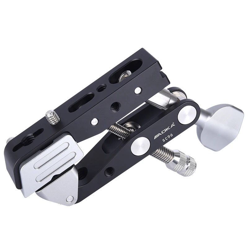AOKA SC96 سوبر ترايبود جبل حامل قصاصة السفر المشبك للكاميرا