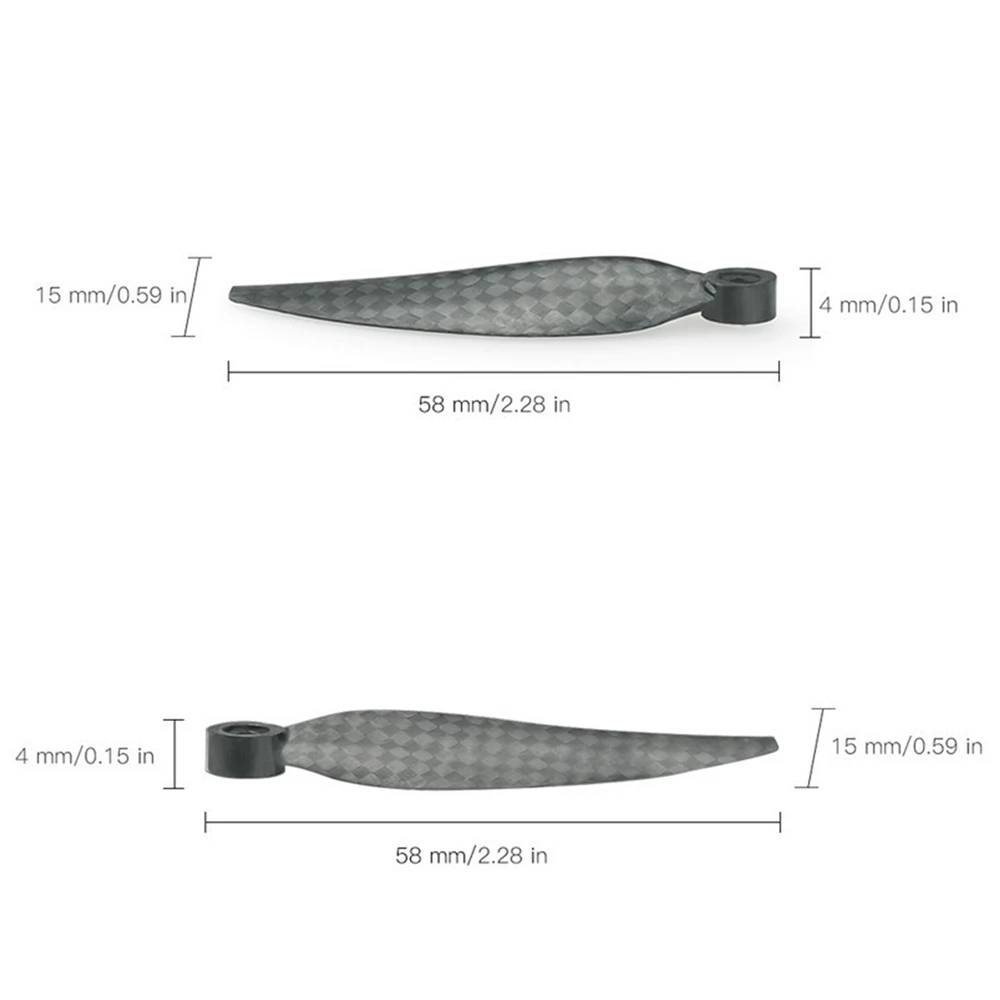 1/2 para łopata śmigła z włókna węglowego dla Mavic Mini śmigła z mechanizmem szybkiego uwalniania rekwizyty zamiennik dla DJI Mavic Mini części do dronów