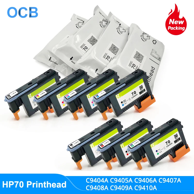 For HP 70 Printhead C9404A C9405A C9406A C9407A C9408A C9409A C9410A Print Head For HP Designjet Z5200 Z5400 Z2100 Z3100 Z3200