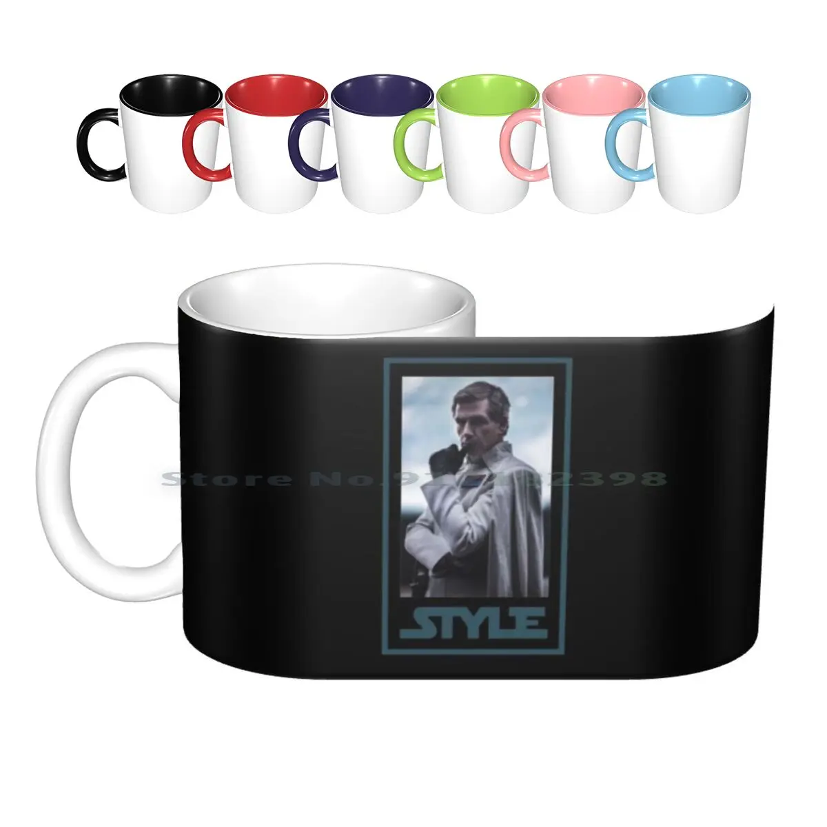 Orson Krennic Ceramic Mugs Coffee Cups Milk Tea Wars Rouge One Rouge One Orson Krennic Admiral Imperial Empire Jyn Erso Ben